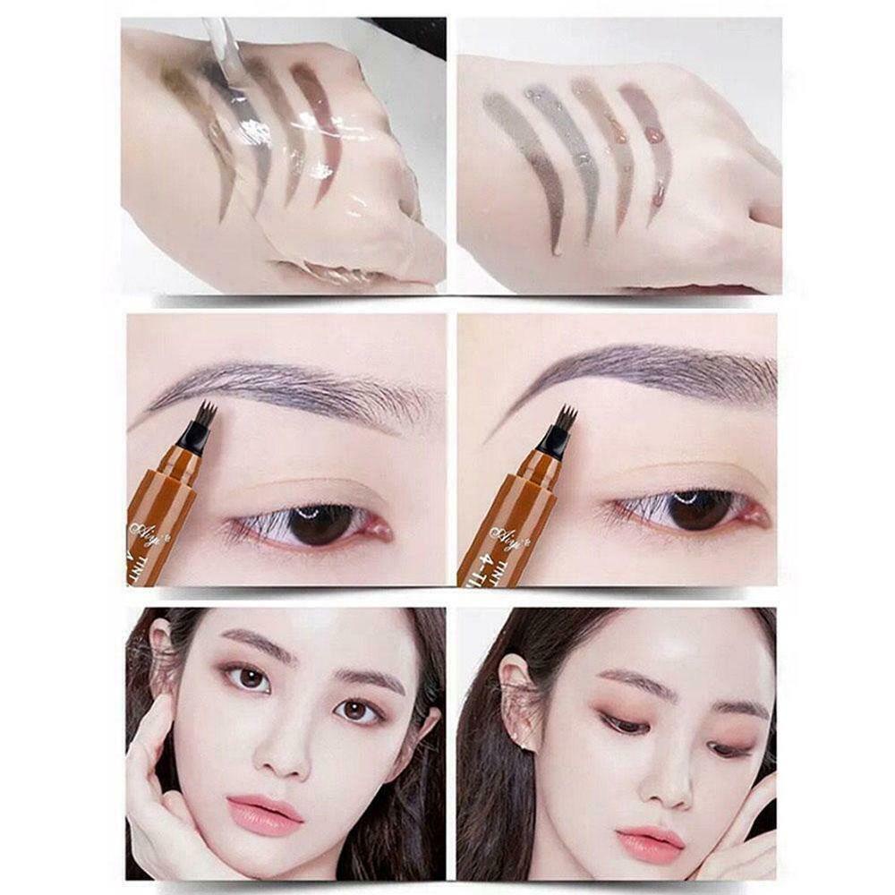 OCEANMAP Bút Kẻ Lông Mày 4 Điểm Lâu Trôi Cao Cấp