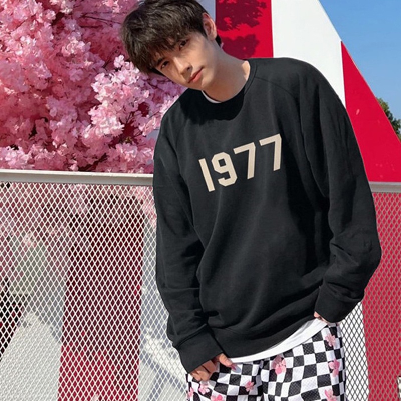 Áo SWEATER Nỉ Cổ Tròn 1977 Phong Cách UNISEX Fom Rộng, Lịch Sự, Thoải Mái Thấm Hút Mồ Hôi Mùa Đông 2022