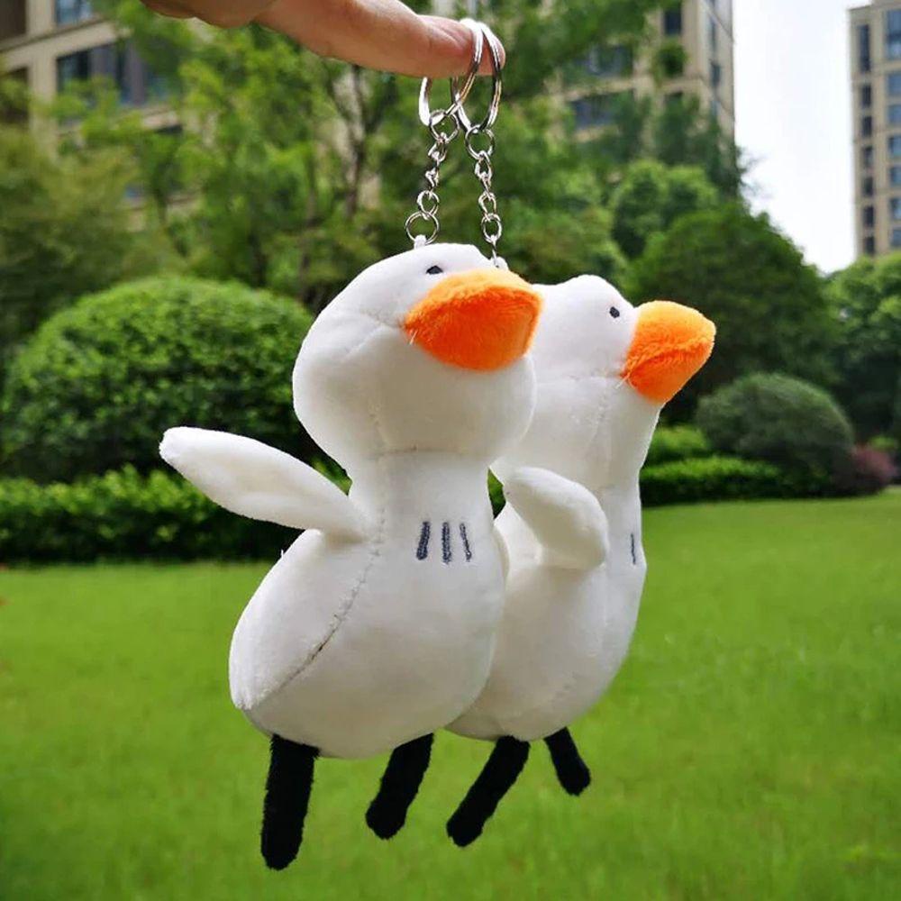 Đồ chơi nhồi bông Hình Vịt Trắng Dễ Thương Cho Bé