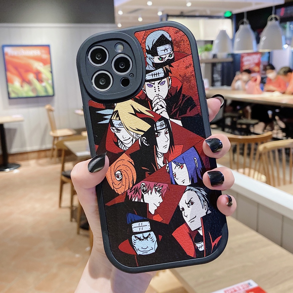 Ốp Điện Thoại Hình Naruto akatsuki Cho iphone 12 12promax 11 11pro xs max xr i7 / 8 6s plus se2020