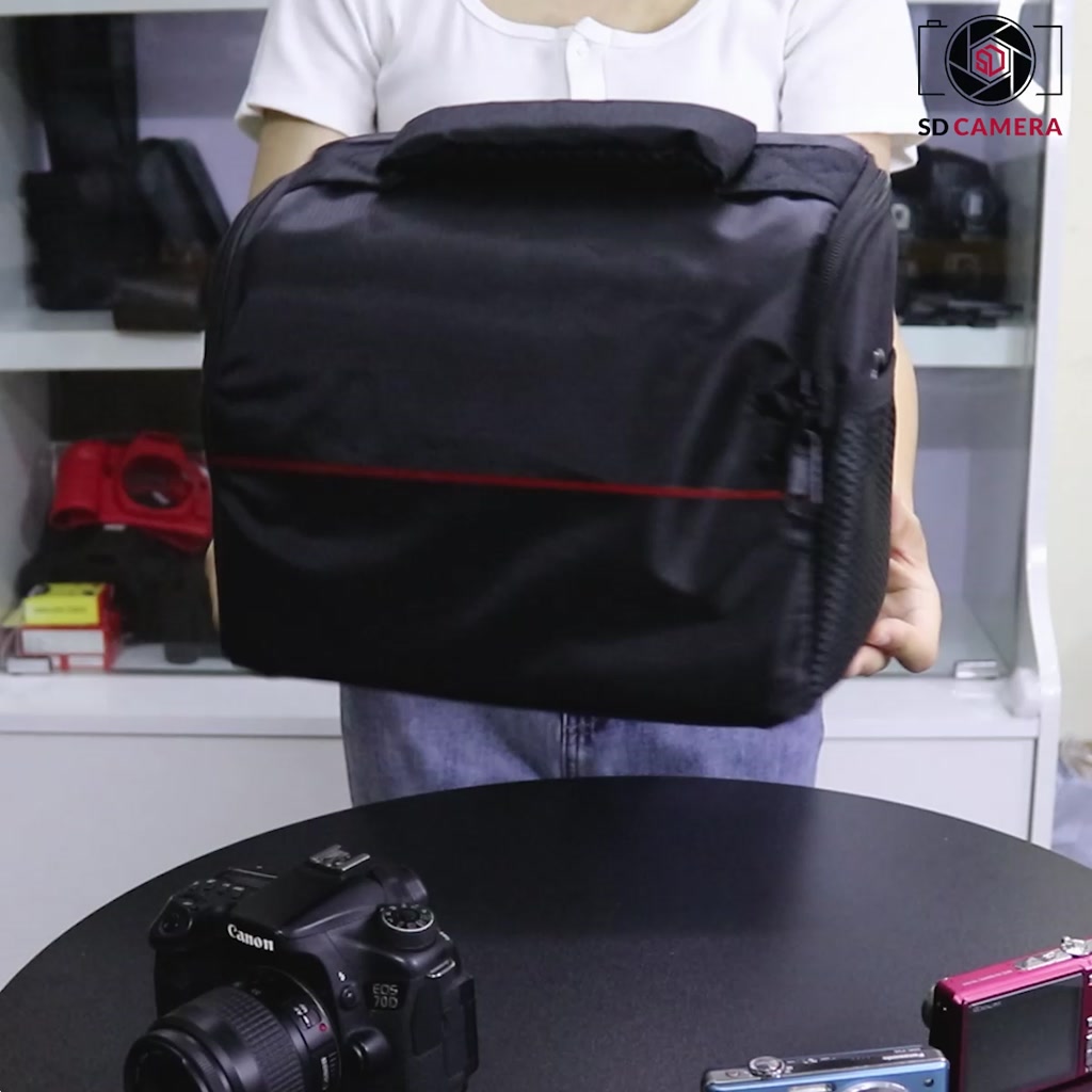 Túi máy ảnh size lớn cho máy ảnh máy quay các hãng Canon, NiKon, Sony Túi đeo chống sốc chống nước | BigBuy360 - bigbuy360.vn