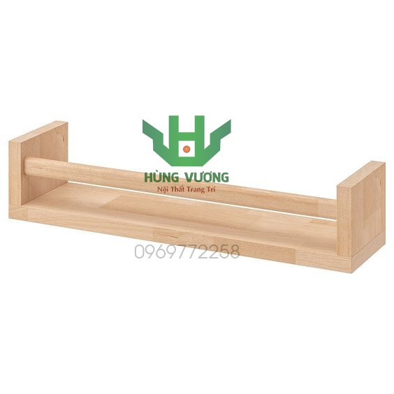 Kệ để phích nước an toàn cho trẻ nhỏ  - Kệ Trang Trí Treo Tường Gỗ Thông DIY