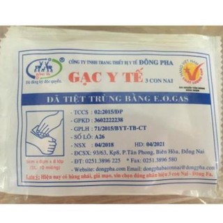 Gạc y tế 5x6x8 lớp đông pha
