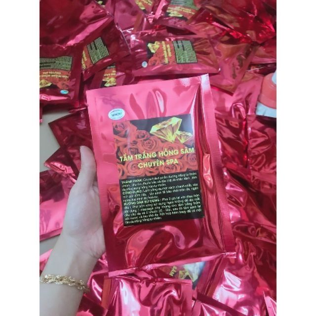10 gói  Tắm hồng sâm