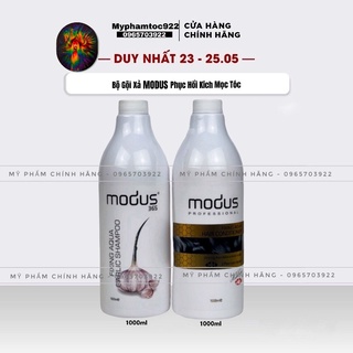 Dầu gội xả modus tỏi kích thích mọc tóc 1000ml - modus chính hãng