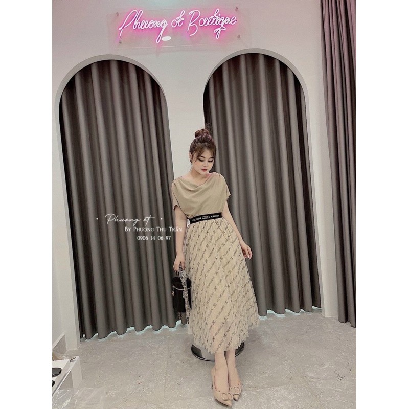 BÁN SỈ CHÂN VÁY CHA LEO DÂY XÍCH 2 MÀU QC CHO NỮ | BigBuy360 - bigbuy360.vn