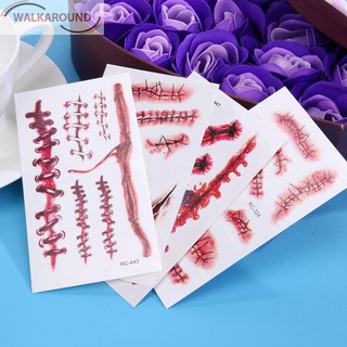 Hình Xăm Dán 3D Hóa Trang Halloween