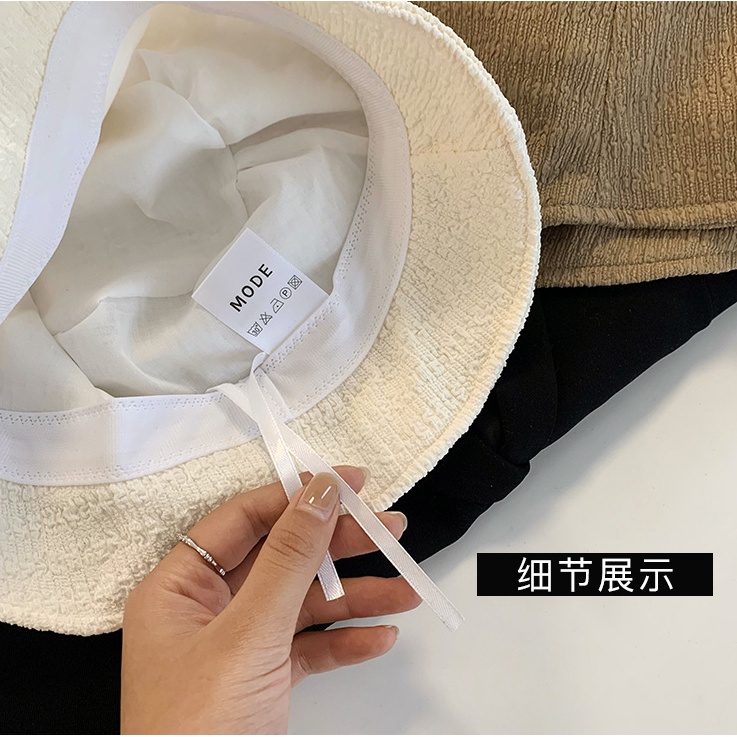 Nón tai bèo mỏng thoáng khí màu trơn thời trang mùa hè phong cách Nhật Bản size lớn