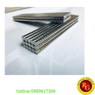 Nam châm đất hiếm viên 3x3mm lực từ cực mạnh, nam châm nguyên liệu điện tử (Bộ 5v)