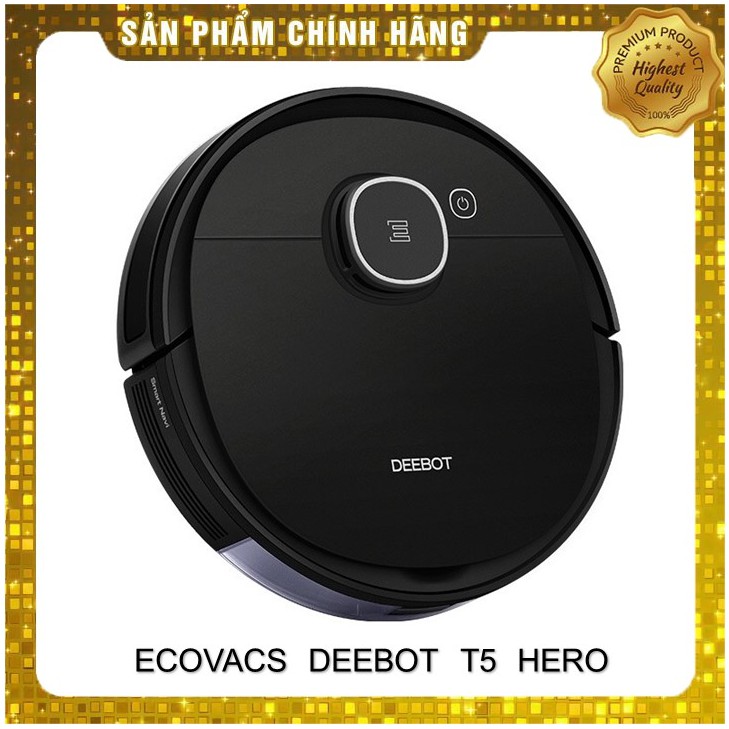 Robot hút bụi lau nhà Ecovacs Deebot T5 Hero _Hàng trưng bày chưa qua sử dụng_ Tặng App ecovacs home