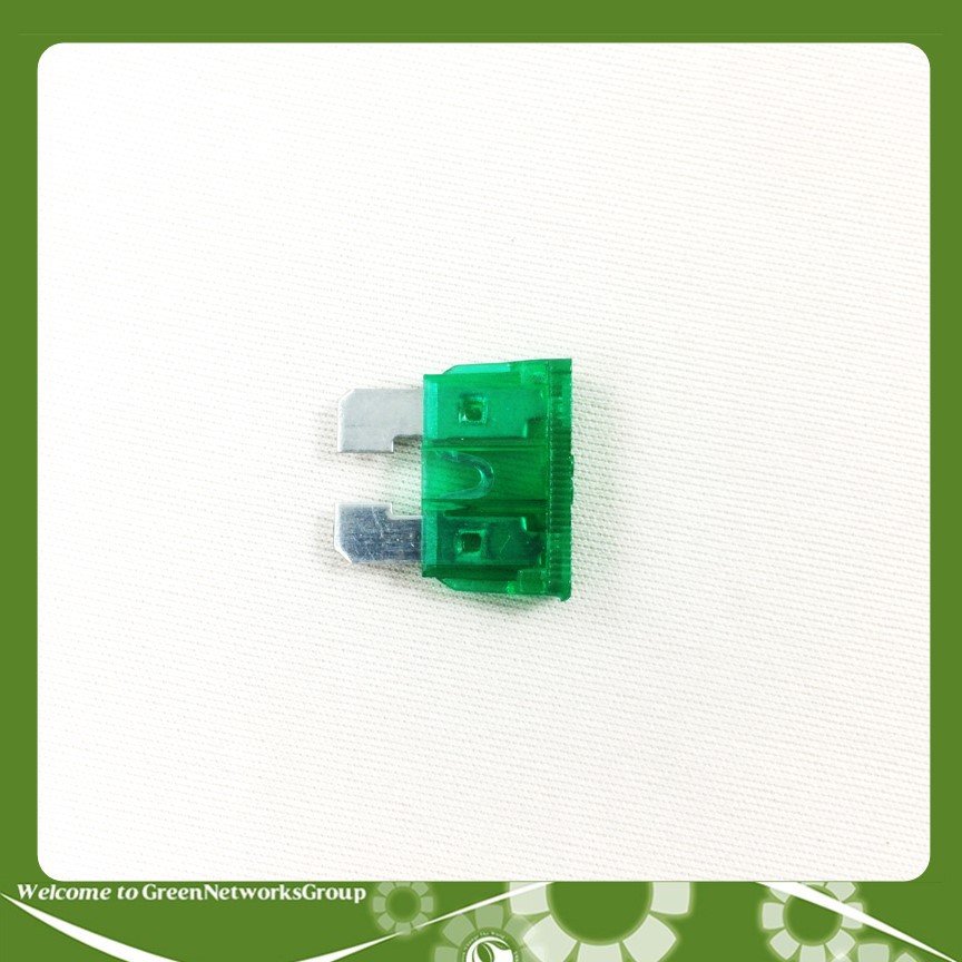 Bộ 10 cái cầu chì dùng trong xe Oto và Xe máy cỡ size M dài 19x18mm (Loại 30A) Greennetworks