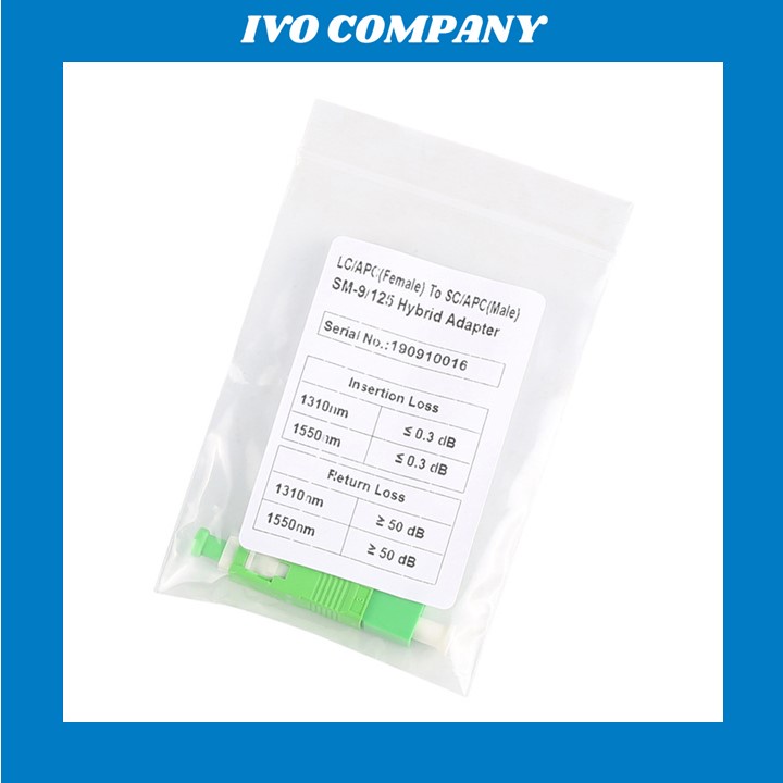 Adaptor LC Cái SC Đực APC Dùng Cho Máy Đo