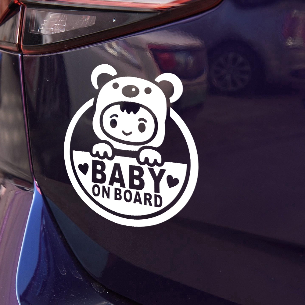 Decal dán trang trí " Baby on Board " cho xe hơi COD