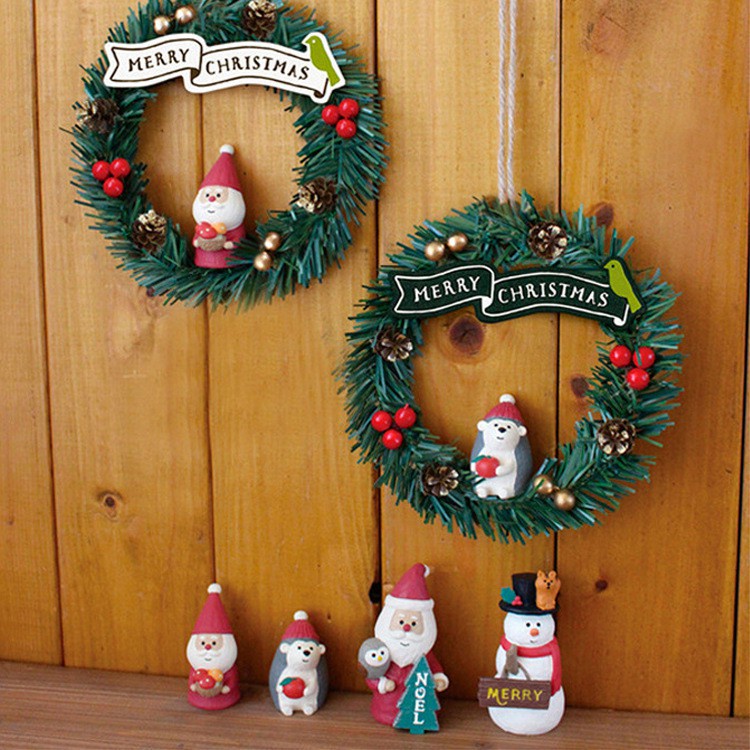 Decole DY1786 ✿ Cửa Hàng Tạp Hóa Phong Cách Nhật Bản DY❤Ông Già Noel/Sóc/Sóc/Ông Già Noel Bằng Nhựa Trang Trí