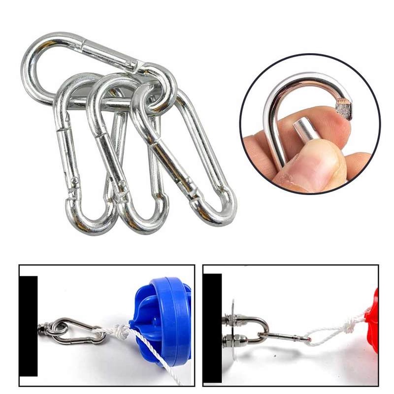 Bộ 10 Móc Khóa Carabiner Hình Hồ Lô Bằng Hợp Kim Nhôm Nhiều Màu Siêu Bền Tiện Dụng Mang Theo Cắm Trại