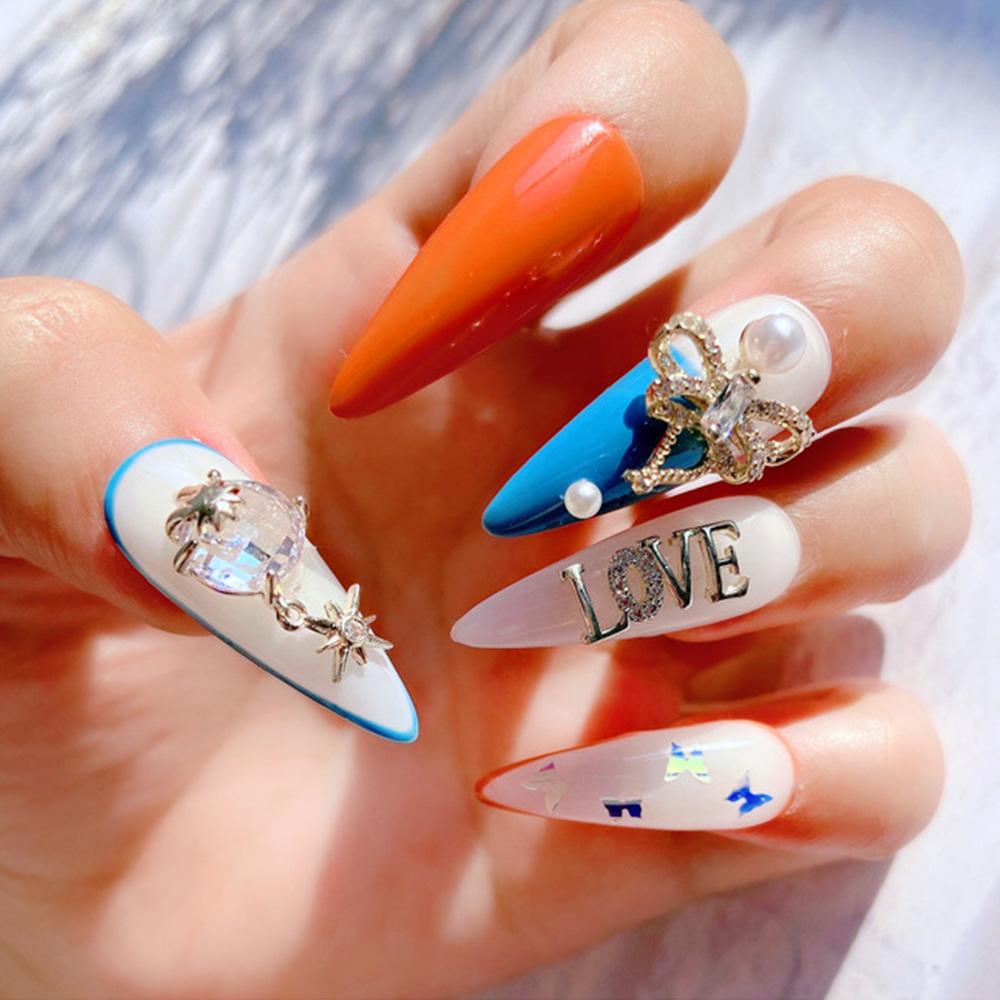 QQMALL Dây ChuyềN HìNh BướM / TráI Tim ĐíNh Đá 3D