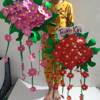 Hoa treo góc,trang trí không gian
