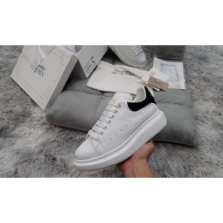 ( ảnh thật) Giày Mc. Queen gót đen