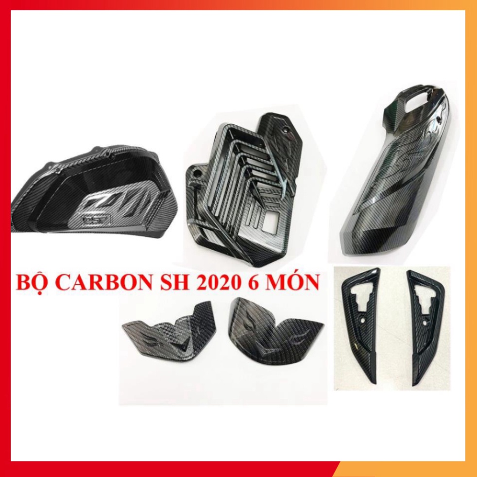 COMBO BỘ CARBON TRANG TRÍ SH 2020 - Sh 2021 - SH 2022 - 2021 MỚI ( 6 MÓN) (Ảnh sp thật)
