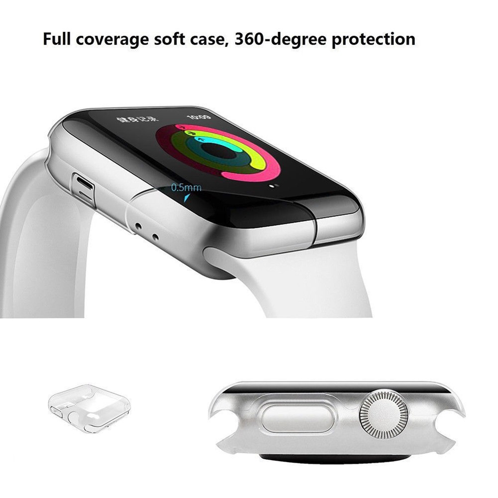 Ultra Ốp Bảo Vệ Bằng tpu Siêu Mỏng Cho Đồng Hồ Thông Minh apple watch series 9 8 7 1 / 2 / 3 / 4 / 5 iwatch 6
