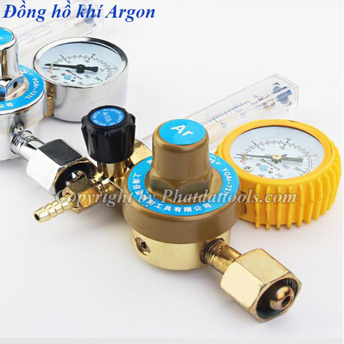 Đồng hồ khí Argon sử dụng cho máy hàn TIG dùng để điều hòa lượng khí Argon, bảo vệ tốt cho mối hàn