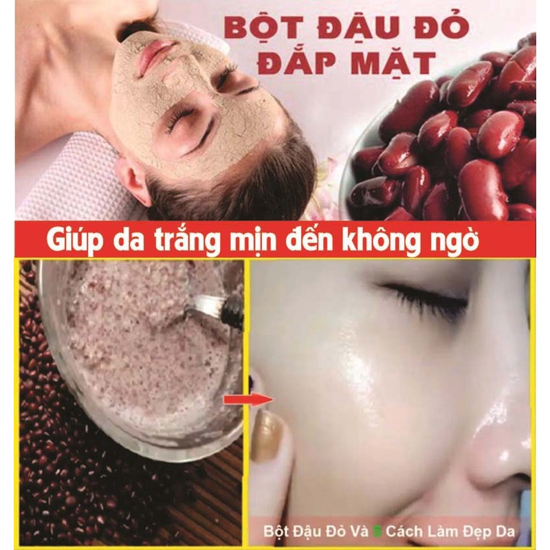 Bột đậu đỏ (mặt nạ dưỡng trắng da - Hàng chính hãng, có mã vạch)