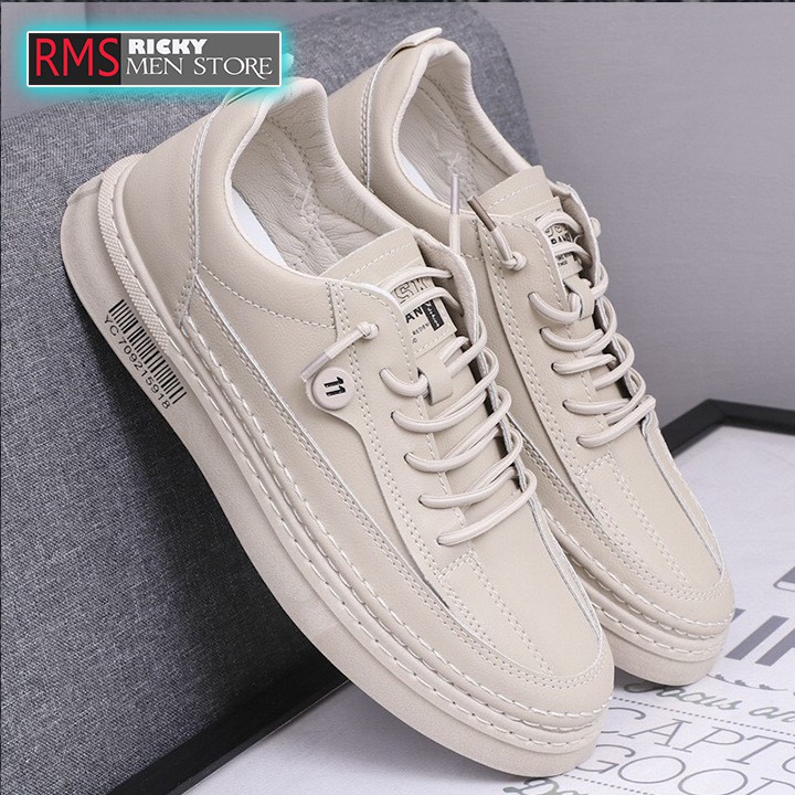 Giày Sneaker Nam Da Mềm Hàng Chuẩn Fullbox RMS2605 Kiểu Dáng Hàn Quốc
