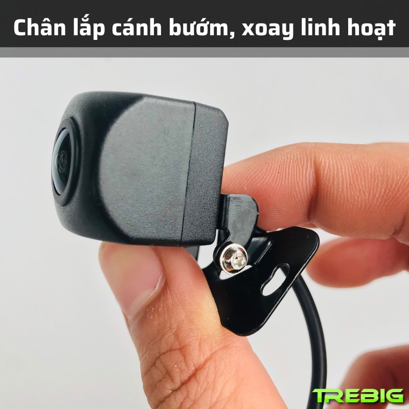 Camera lùi AHD góc rộng, len mắt cá siêu nét cho đầu Android ô tô - chống nước IP68 - Đồ chơi xe hơi Trebig