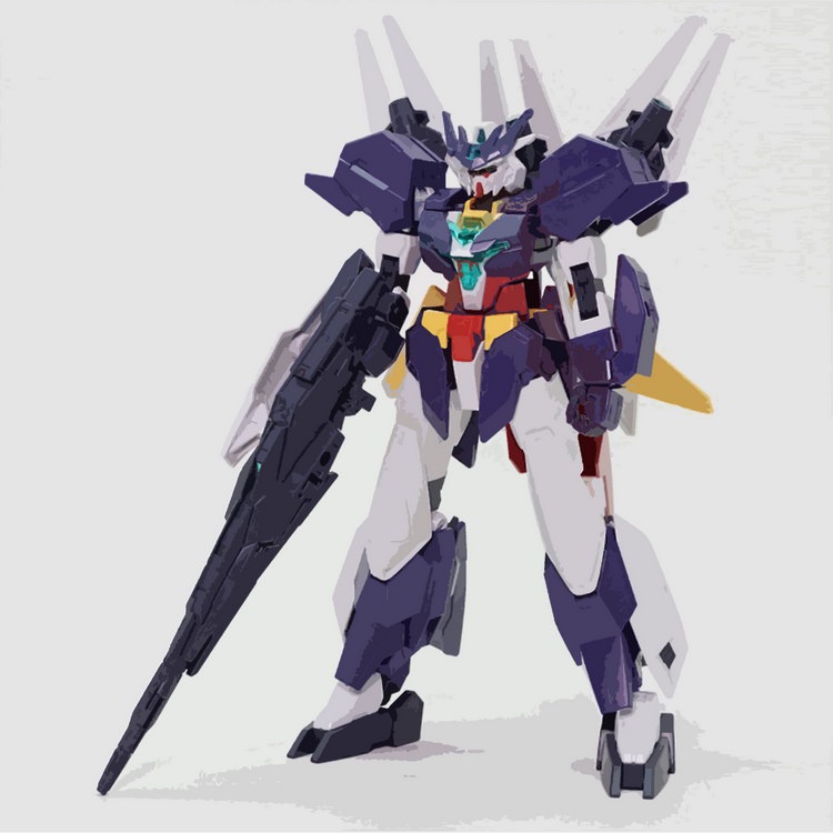 Mô hình lắp ráp HG 1/144 Core II Real Type Color &amp; Uraven + support weapon unit 023A