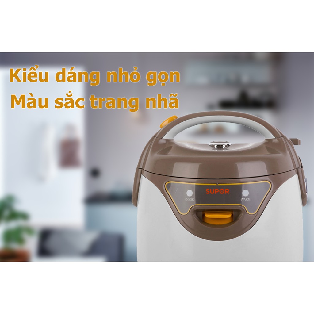 Nồi cơm điện mini 0.8L Supor - CFXB16YB3VN-36