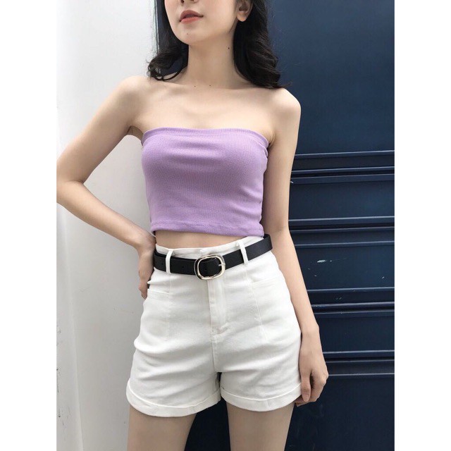 Áo quây ngực len tăm croptop ulzzang nelly | WebRaoVat - webraovat.net.vn