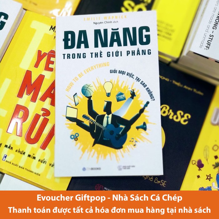 Toàn quốc [Evoucher] Phiếu quà tặng thanh toán hóa đơn tại hệ thống Nhà Sách Cá Chép trị giá 1.000.000 VNĐ