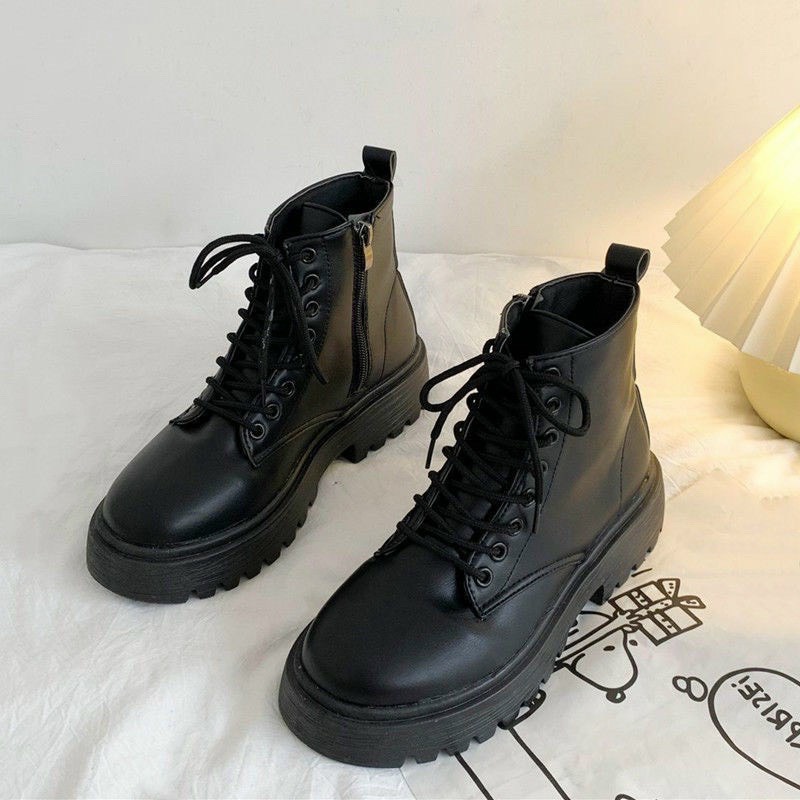 Giày bốt nữ cao cổ thời trang cao cấp, đế răng cưa mềm, chuẩn form( FREESHIP-ẢNH THẬT).