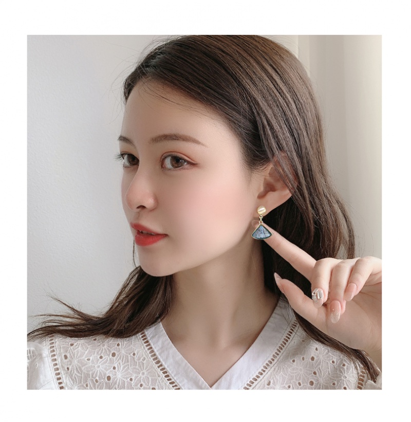 Bông tai mạ bạc 925 đính ngọc trai giả phong cách hàn quốc