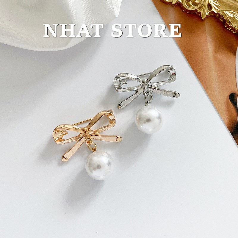 Ghim áo vest nữ, cài áo Basic Nhat Store