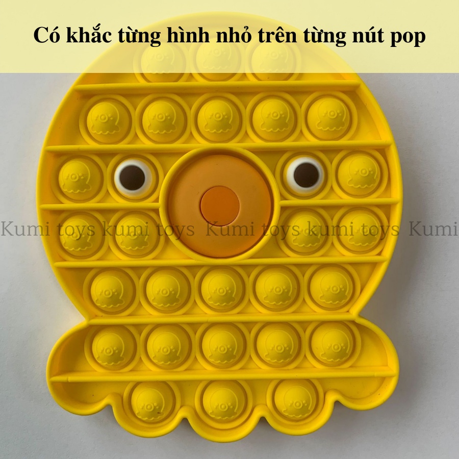 Đồ chơi bấm bóng pop it giải tỏa căng thẳng cho cả nhà Kumi toys