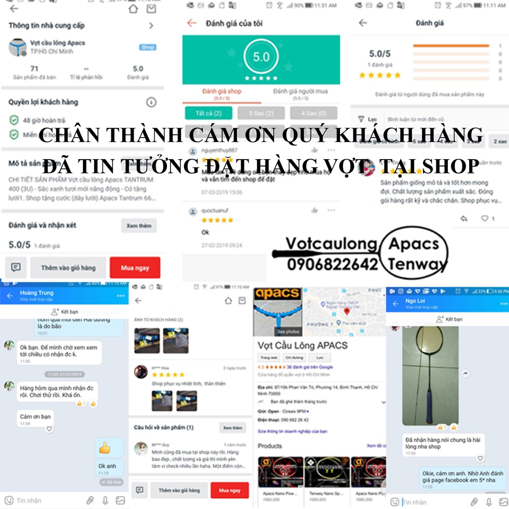 Vợt cầu lông Apacs Training 140gr - vợt luyện tập tuyển thủ