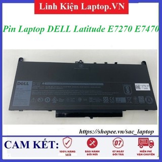 Pin Laptop DELL Latitude E7270 E7470, J60J5 7CJRC MC34Y 242WD GG4FM