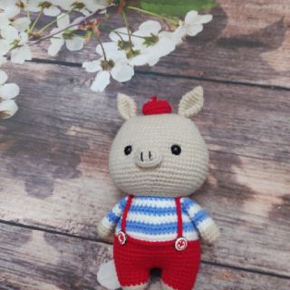 Thú nhồi bông móc len lợn handmade !