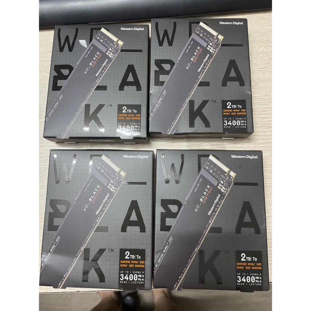 Ổ cứng SSD M2 PCIe WD Black SN750 2TB NVMe 2280  Gen3 x4 -  bảo hành 5 năm