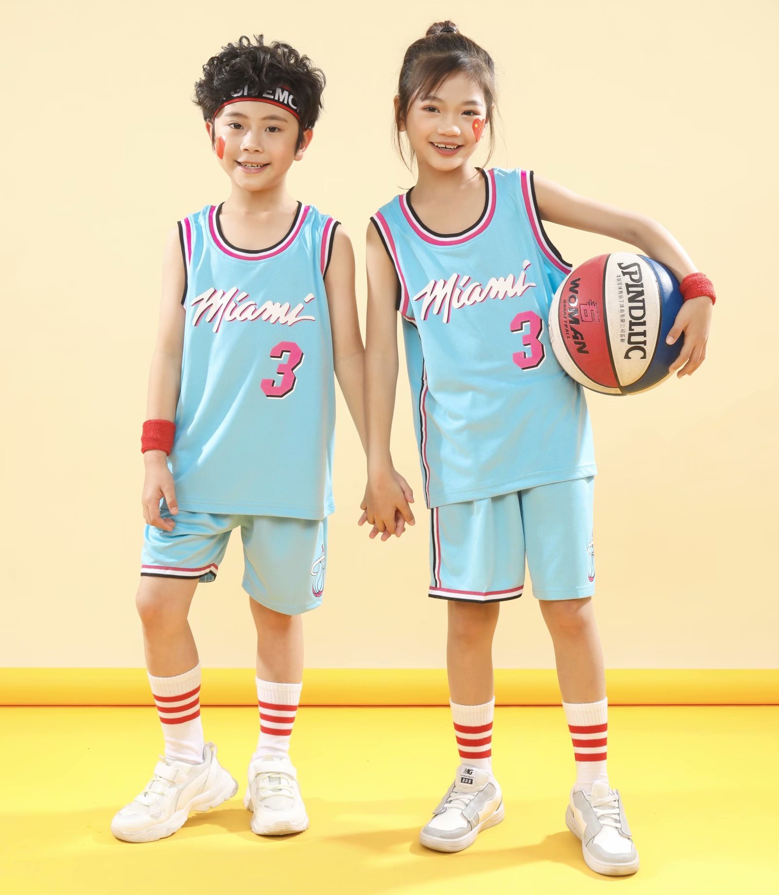 NBA Áo Thun Bóng Rổ In Số 3 Trẻ Trung Cho Bé