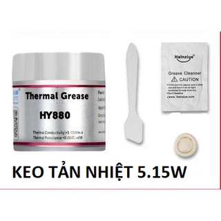 Keo tản nhiệt cpu HY880 hộp lớn 20 gam tản nhiệt 5.15W mát lừ