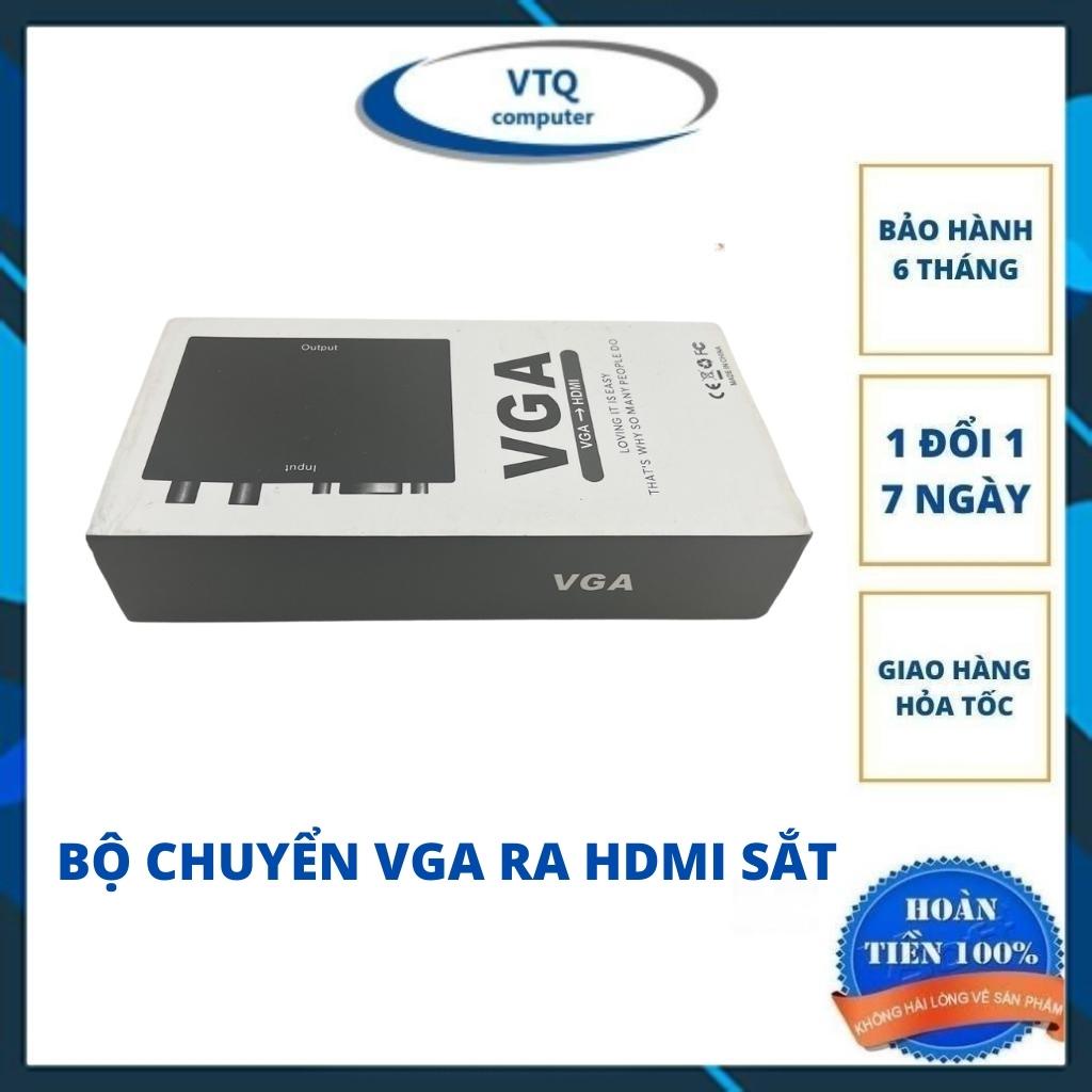 Bộ chuyển VGA to HDMI (sắt), bộ chuyển vga to hdmi sắt chất lượng cao