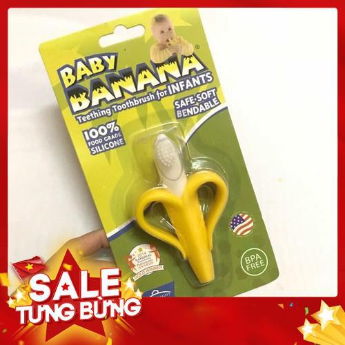 Combo ăn dặm: 1 Gặm Nướu Chuối ; 1 Bát Chống Đổ Kèm Thìa Báo Nóng