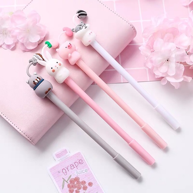Bút bi nước heo thỏ có ăngten