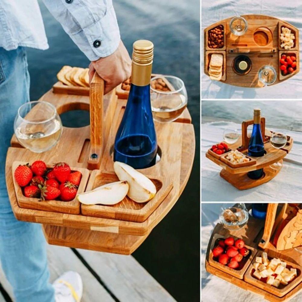 Ly Uống Rượu Bằng Gỗ Nhiều Tầng Không Mùi Tiện Dụng