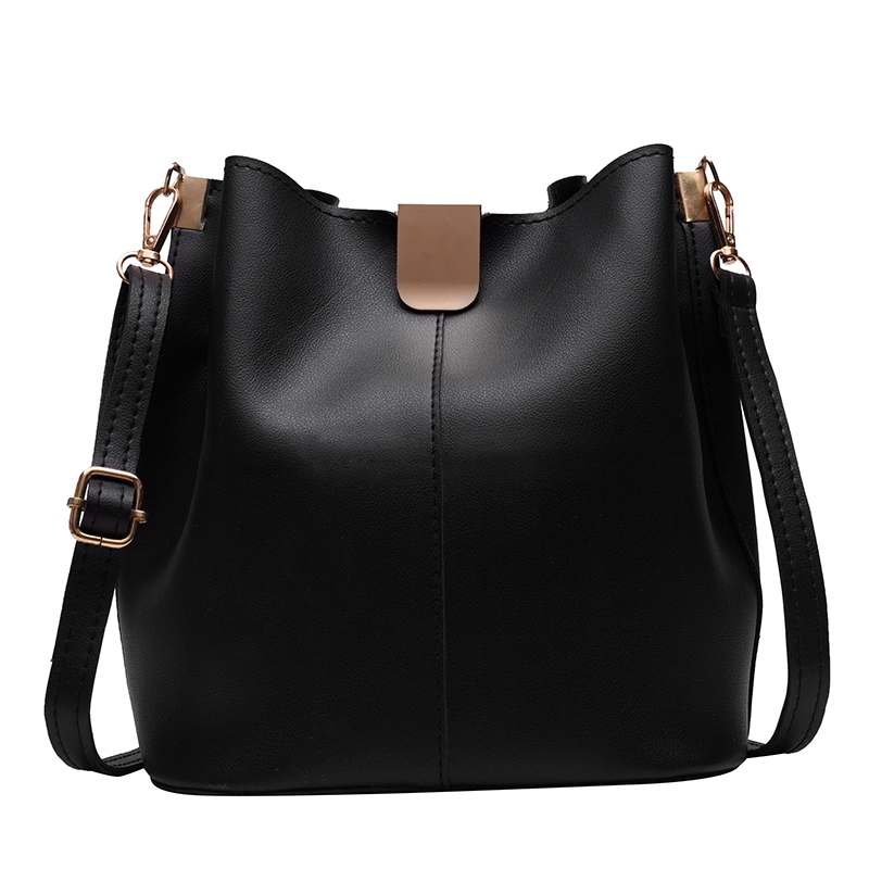 Túi xách màu trơn phong cách thanh lịch thời trang Hàn Quốc cho nữ