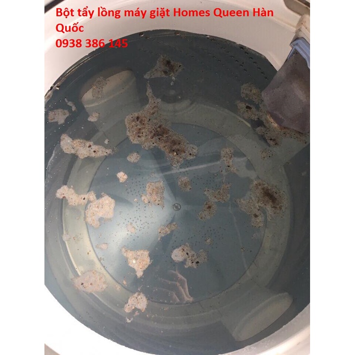 Set 2 túi bột tẩy lồng máy giặt Homes Queen Hàn Quốc