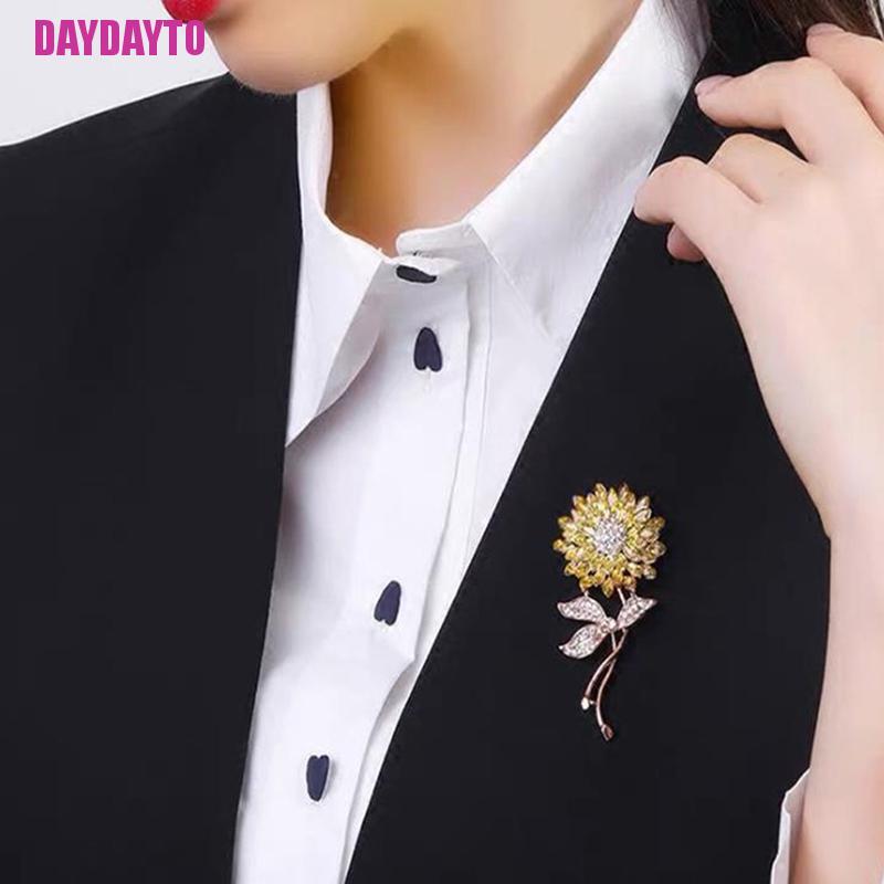 1 Ghim Cài Áo Hình Hoa Hướng Dương Dành Cho Nam Nữ