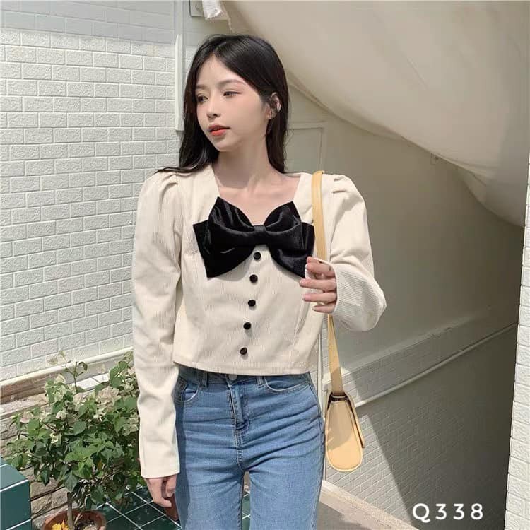 ÁO NHUNG TĂM NƠ NHUNG CÚC BỌ